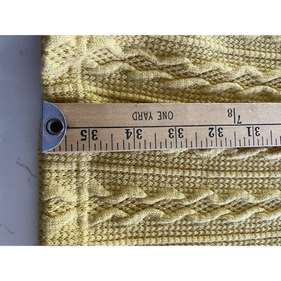 Ashley Stewart Cable Knit Skirt Nugget Gold Size 34-36 Relaxed Fit Stretch - Picture 10 of 10
